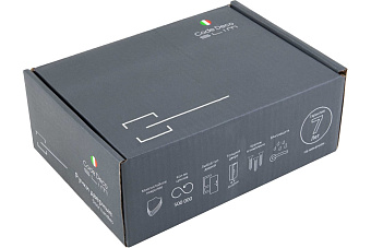 Дверная ручка нажимная Code Deco Slim H-30122-A-CRS сатинированный хром