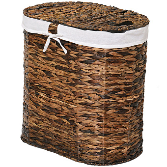 Корзина для белья WASSERKRAFT Dill WB-611-L коричневый 87,1л