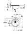 Мойка кухонная GROHE K200 31656AT0 51х51см серый гранит