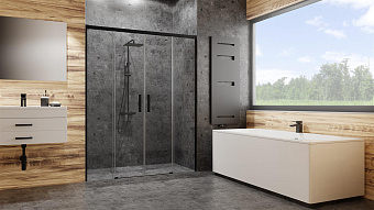 Душевая дверь RADAWAY Idea 387127-54-01 DWD 170 200,5х170см стекло прозрачное