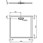 Душевой поддон IDEAL STANDARD ULTRAFLAT NEW T448801 100х100см