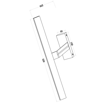 Подсветка для картин Maytoni Decart MIR010WL-L12B4K 12Вт LED