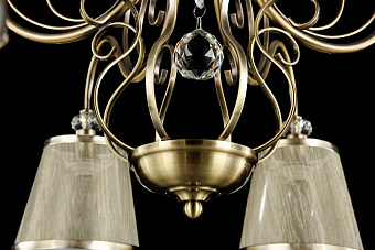 Светильник потолочный Freya Driana FR2405-PL-08-BZ 40Вт E14