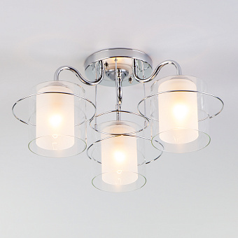 Люстра потолочная Eurosvet Darcy 30160/3 хром 40Вт 3 лампочек E27