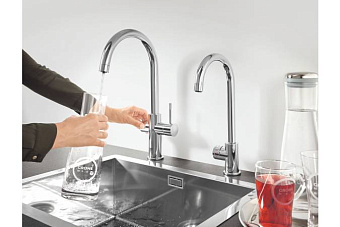 Смеситель для кухни GROHE Blue Professional 31607002 высокий излив хром