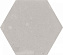 Матовый керамогранит WOW Love Affairs 114684 Concrete Hexagon Light Grey 20х23см 0,35кв.м.