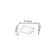 Светильник точечный встраиваемый Favourite Flashled 1345-6C 6Вт LED