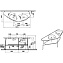 Столешница VITRA PLURAL 64043 массив дерева 66х162см американский орех