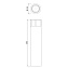 Светильник ландшафтный Maytoni Wolseley Road O011FL-L6B 6Вт IP54 LED чёрный