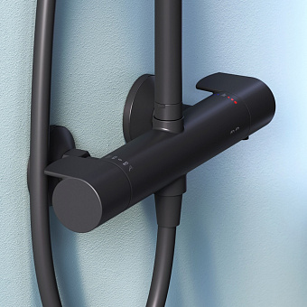 Душевая система AM-PM X-Joy F0785A422 чёрный