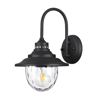 Светильник фасадный Odeon NATURE 4836/1W 60Вт IP44 E27 чёрный