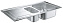 Мойка кухонная GROHE K300 31564SD0 97х50см хром