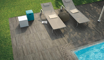 Неполированный керамогранит Atlas Concord Италия Axi ADU7 Grey Timber LASTRA 20 45х90см 0,81кв.м.