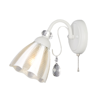 Бра Eurosvet Floranse 30155/1 белый 60Вт E27