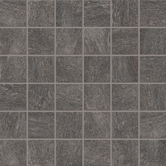 Керамическая мозаика ESTIMA Tramontana Mosaic/TN02_NR/30x30/5x5 Anthracite 30х30см 0,9кв.м.