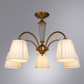 Люстра потолочная Arte Lamp GRACIE A7301PL-5PB 40Вт 5 лампочек E14