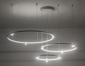 Люстра подвесная Ambrella COMFORT LineTech FL5533 90Вт 12 лампочек LED