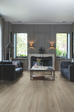 Виниловый ламинат Quick-Step Серо-бурый шелковый дуб BACP40053 1251х187х4,5мм 33 класс 2,105кв.м