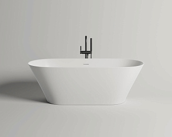 Ванна каменная SALINI MONA 102921MRF 180х80см S-Stone (Solix) матовая