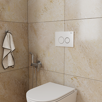 Панель смыва D&K DB1529016 белый