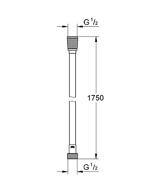 Душевой шланг GROHE 28388DA0 175см медь