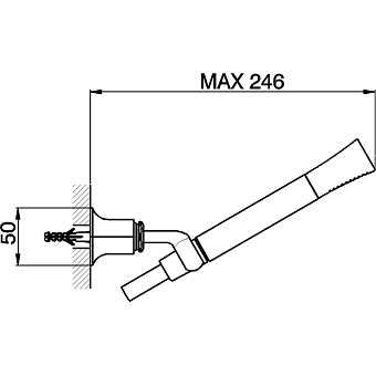 Душевой комплект Cisal Shower DS01809021 хром