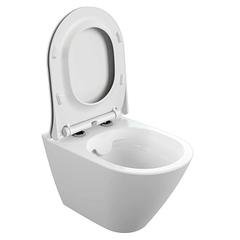 Унитаз подвесной CERSANIT CITY 63114 безободковый с микролифтом