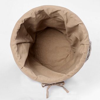 Корзина для белья WASSERKRAFT Aller WB-106-S белый 23,4л