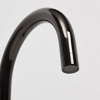 Смеситель для кухни WASSERKRAFT Glan 6607 поворотный излив чёрный