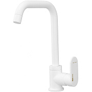 Смеситель для кухни WASSERKRAFT Mindel 8507 поворотный излив белый (матовый)