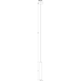 Светильник подвесной Arte Lamp HUBBLE A6810SP-1BK 10Вт LED