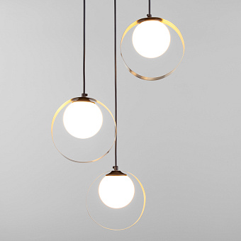 Светильник подвесной Eurosvet Dublin 50205/3 черный/бронза 7Вт G9