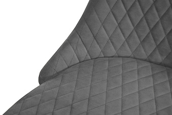 Барный стул AERO 43х49х97см велюр/сталь Dark Grey