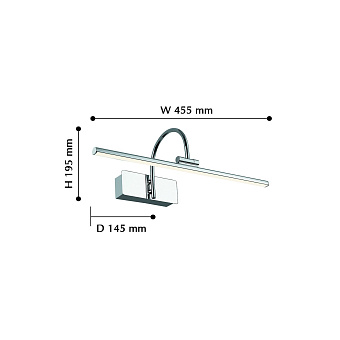 Подсветка для картин Favourite Strenuus 2431-1W 8Вт LED