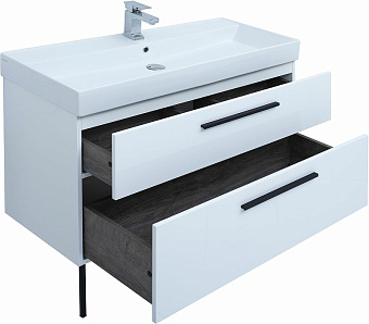 Тумба под раковину напольная AQUANET Nova 249922 44,5х98,4х65см