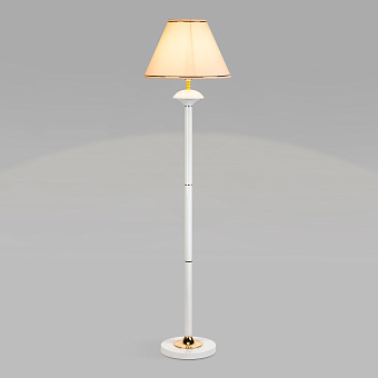 Торшер Eurosvet Lorenzo 01086/1 глянцевый белый 40Вт E27