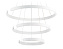 Люстра подвесная Ambrella COMFORT LineTech FL5887 90Вт 3 лампочек LED