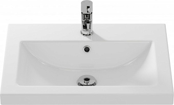 Раковина встраиваемая сверху CERSANIT COMO UM-COM60-1 60х45см