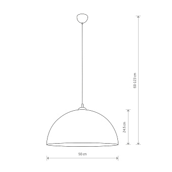 Светильник подвесной Nowodvorski Hemisphere Hit S 6778 60Вт E27