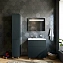 Пенал подвесной AM-PM Gem M90CHR0306GM 32х30х163см графит