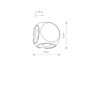Светильник фасадный Nowodvorski Patras 9115 4Вт IP54 LED чёрный