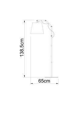 Торшер Arte Lamp PINOCCHIO A5700PN-1WH 60Вт E27