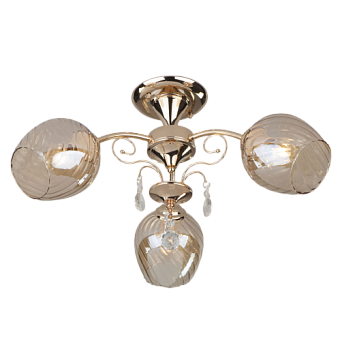 Светильник потолочный Eurosvet GINA 30120/3 золото 60Вт E27