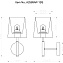 Светильник настенный Arte Lamp RODOS A2589AP-1SS 60Вт E27