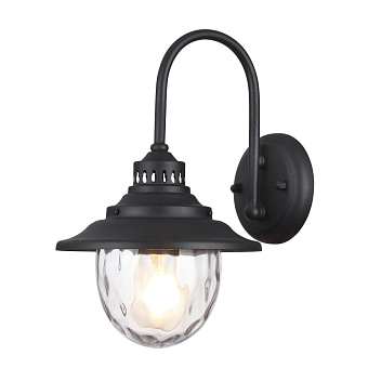 Светильник фасадный Odeon NATURE 4836/1W 60Вт IP44 E27 чёрный