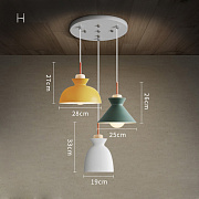 Светильник подвесной ImperiumLOFT Omg 179804-26 180Вт E27