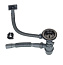 Мойка кухонная MELANA Octavia D400B 40х40см графит