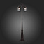 Светильник ландшафтный ST Luce LASTERO SL080.425.02 200Вт IP20 E27 тёмный кофе