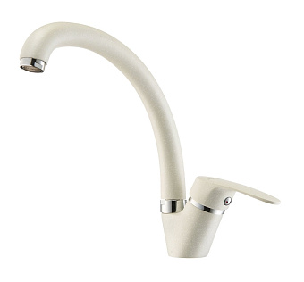 Смеситель для кухни Акватон Нимо 1AX002FCXX240 поворотный излив белый