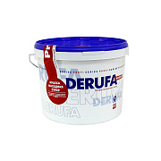 Краска универсальная фасадная DERUFA Profi Супер Белый основа A 9л